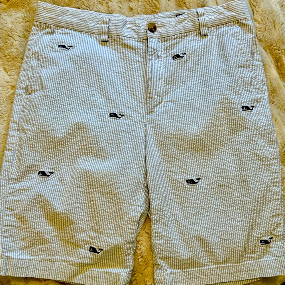 Vineyard Vines boys’ size 14 seersucker shorts